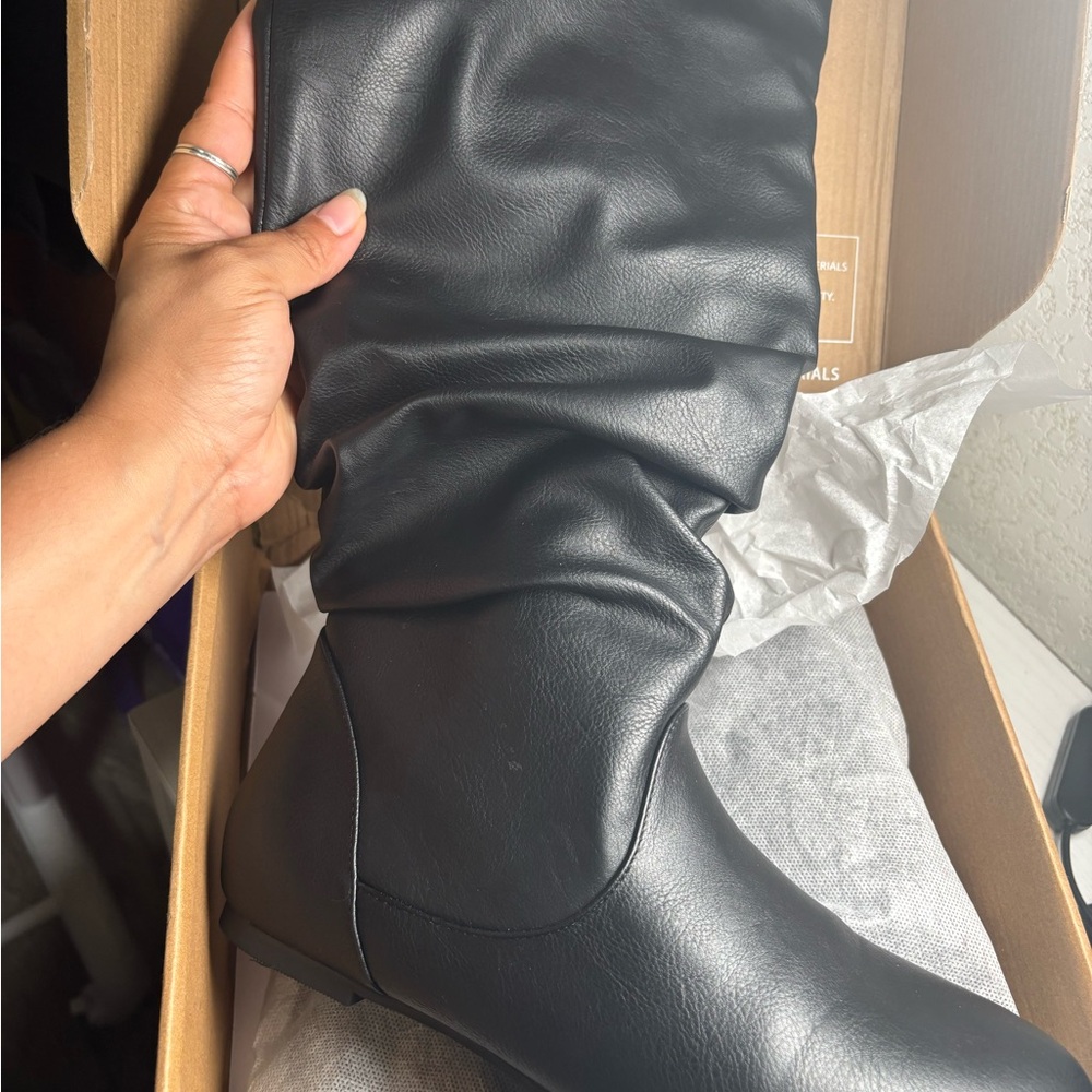 Journee Collection Black Ankle Boots